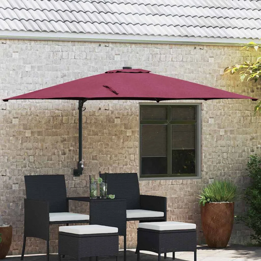 Parasol de jardin Bordeaux 248,5 x 247,5 x 160 cm