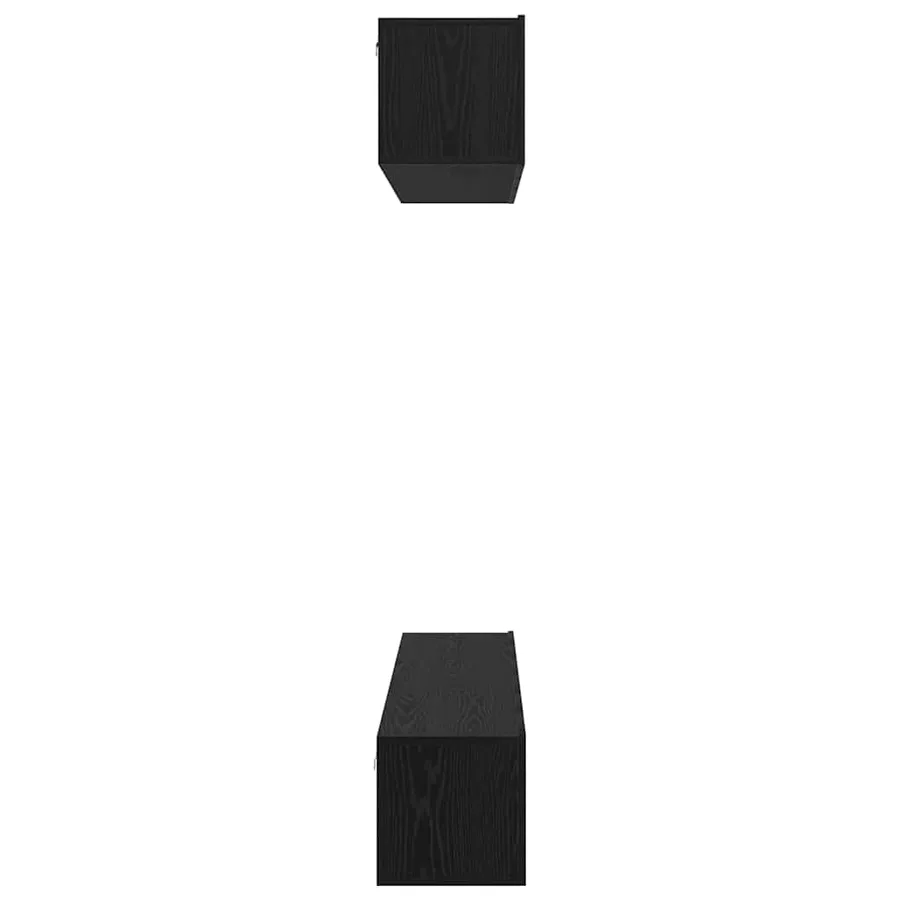 Ensemble meuble TV 5 pcs Chêne noir Bois d'ingénierie - 9