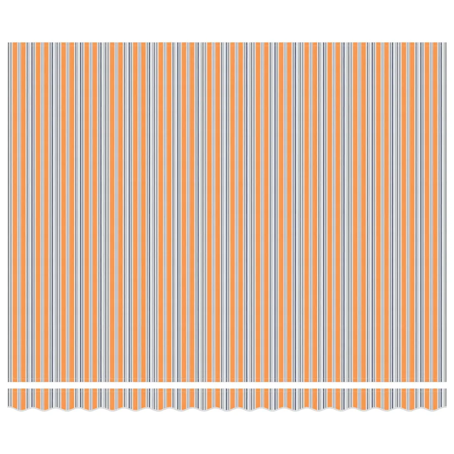 Cadre d'auvent Bleu et Orange 400 × 300 cm - 4