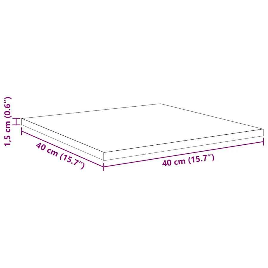 Étagère à livres 4 pcs Marron 40 x 40 x 1,5 cm - 11