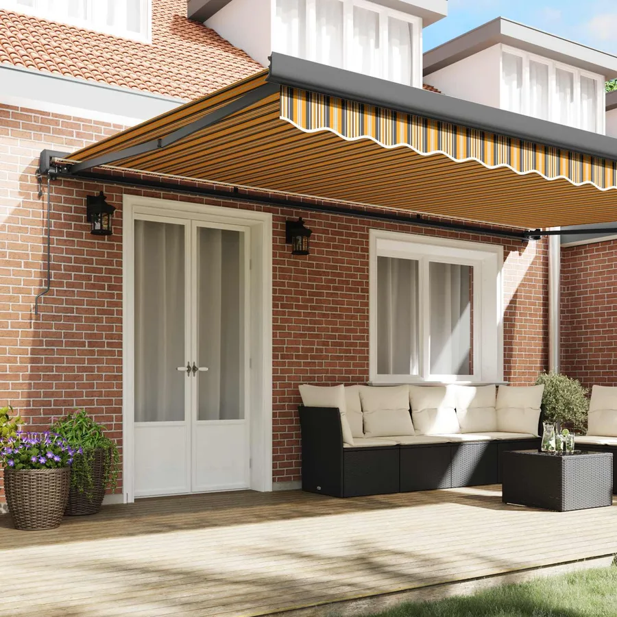 Auvent rétractable Multicolore 500 x 300 x 165 cm - 3