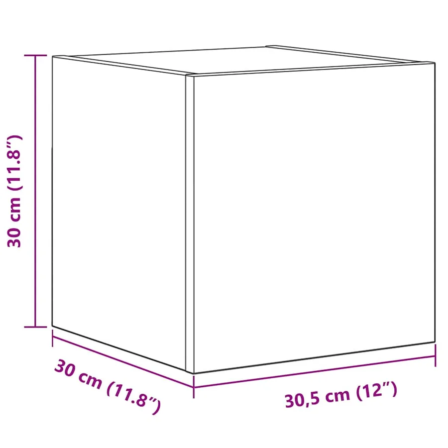 Ensemble meuble TV 8 pcs Bois Ancien Bois d'ingénierie - 17