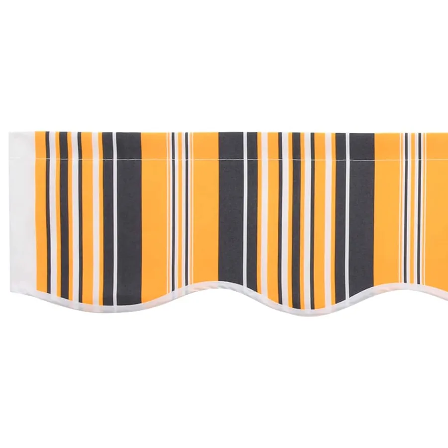 Toile de rechange pour auvent Orange et Noir 3,5 x 2 m - 6