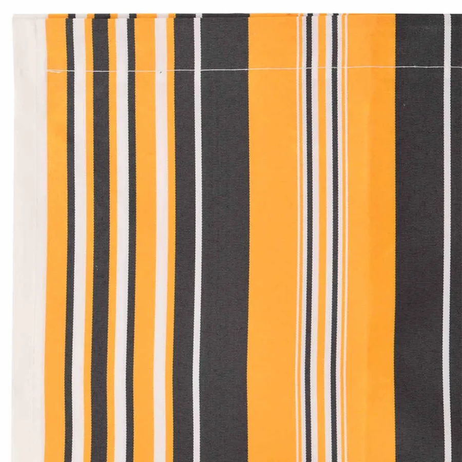 Toile de rechange pour auvent Orange et Noir 3,5 x 2 m - 7