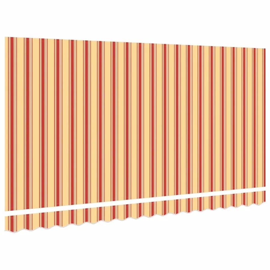 Toile de rechange pour auvent Jaune et Orange 4 x 2 m Polyester - 4