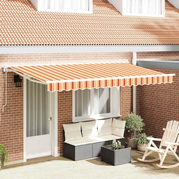 Cadre d'auvent Multicolore 400 x 200 cm
