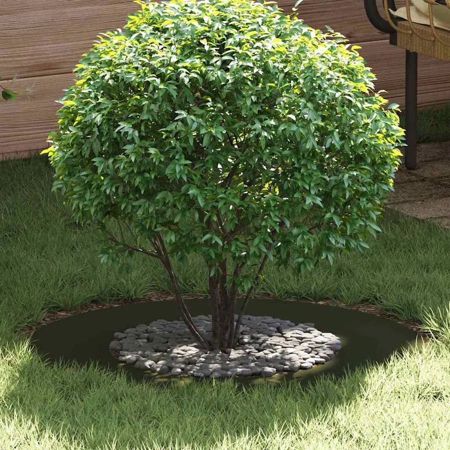 Anneau d'arbre Vert olive Ø40/70 cm Acier laminé à froid