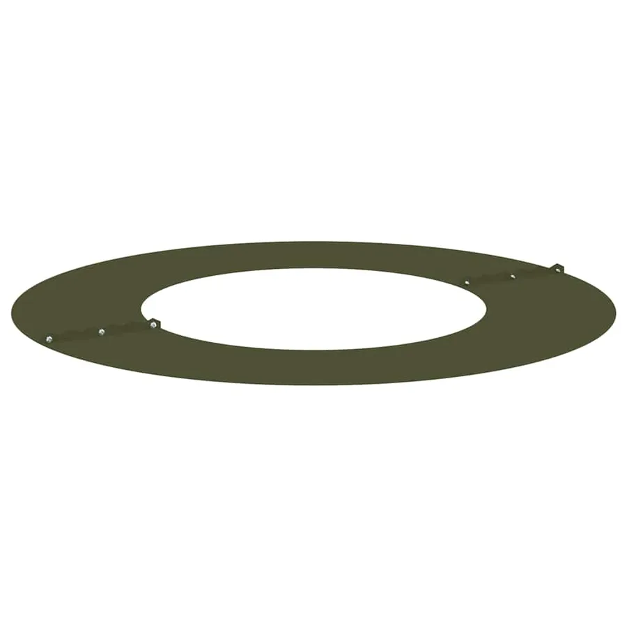Anneau d'arbre Vert olive Ø40/70 cm Acier laminé à froid - 4