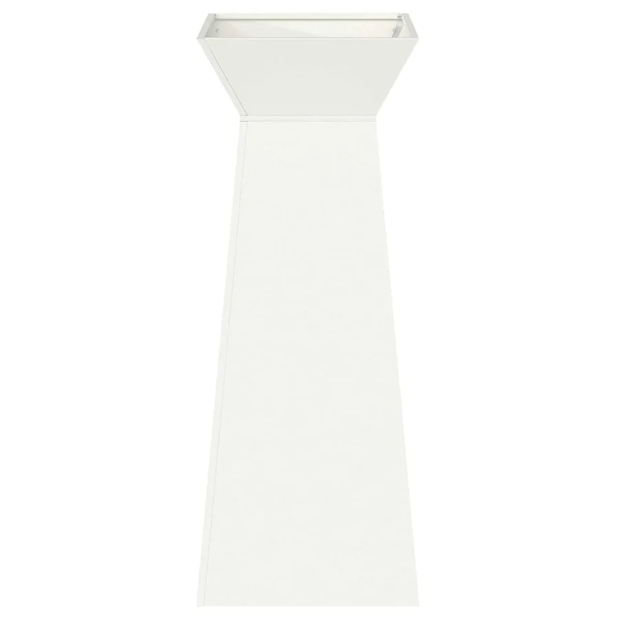 Jardinière à pilier 2 pc Blanc 40 x 40 x 100 cm - 6