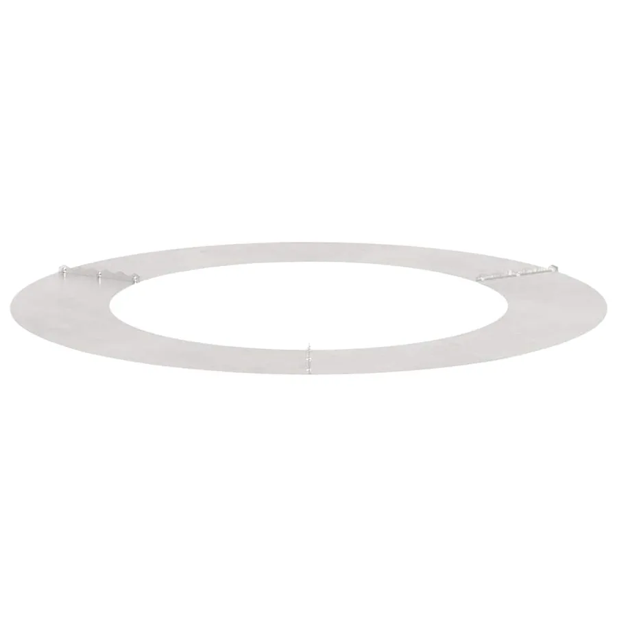 adapté pour anneaux d'arbre plats 5 pc Argent Ø60/90 cm - 4