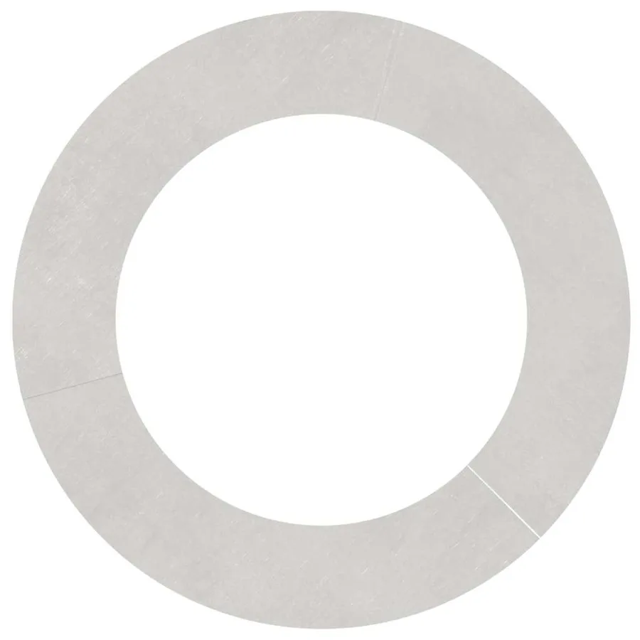 adapté pour anneaux d'arbre plats 5 pc Argent Ø60/90 cm - 5