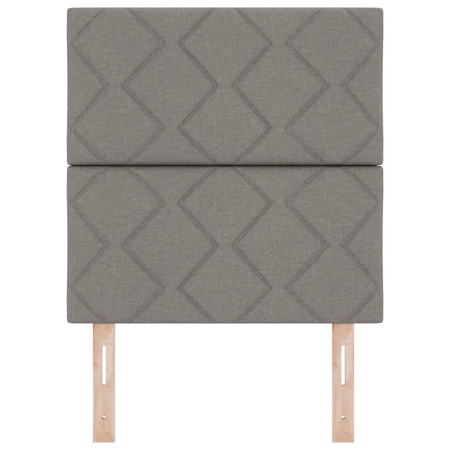 Tête de lit Taupe 80 cm tissu - 4