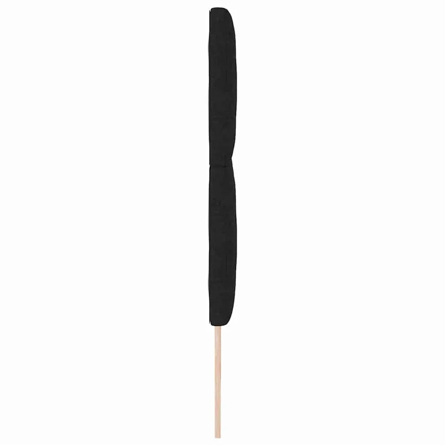 Tête de lit Noir 200 cm tissu - 5