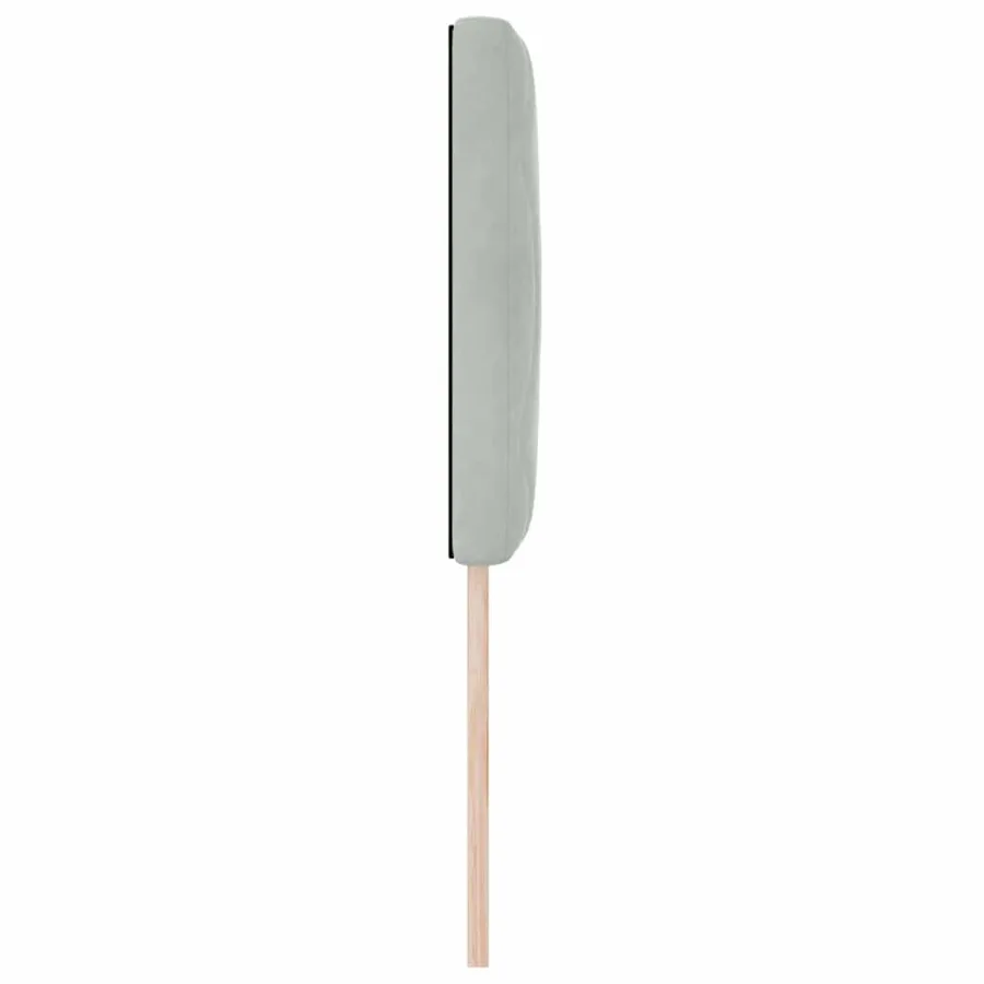Tête de lit Gris clair 80 cm Velours - 6