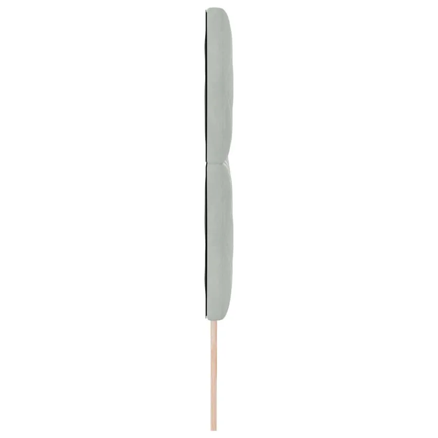 Tête de lit Gris clair 180 cm Velours - 5