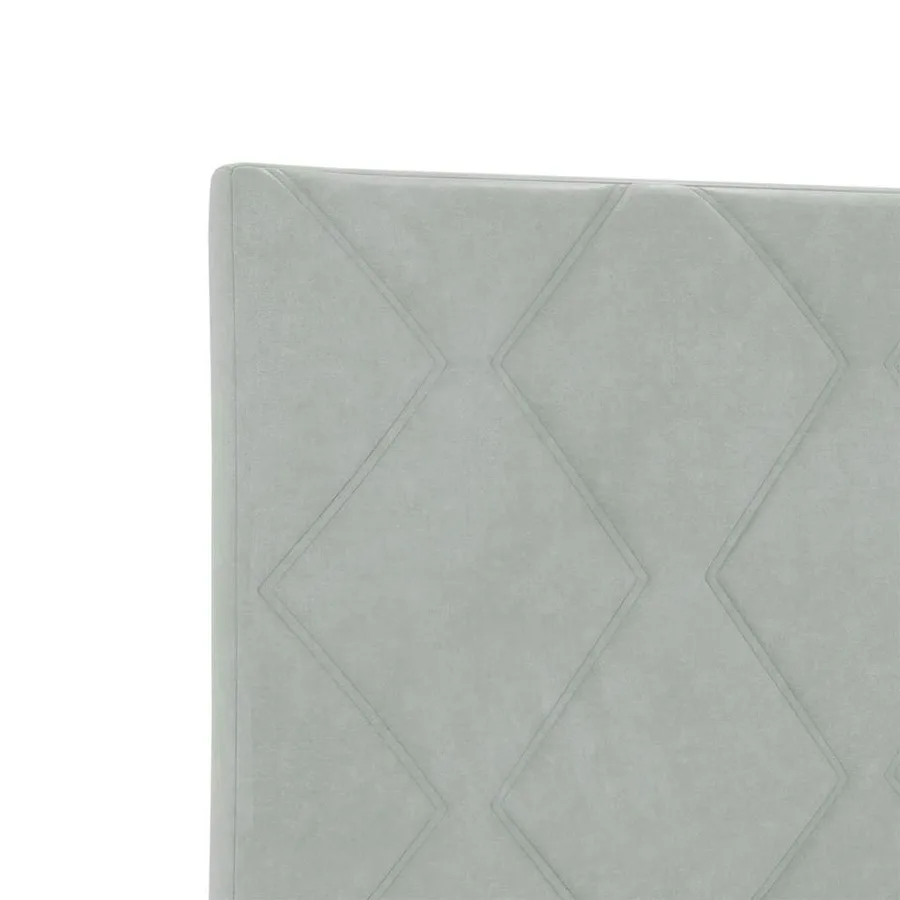 Tête de lit Gris clair 180 cm Velours - 7