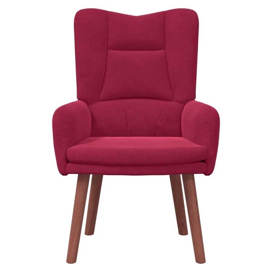 fauteuil Bordeaux 63 x 67 x 94 cm Velours - 4