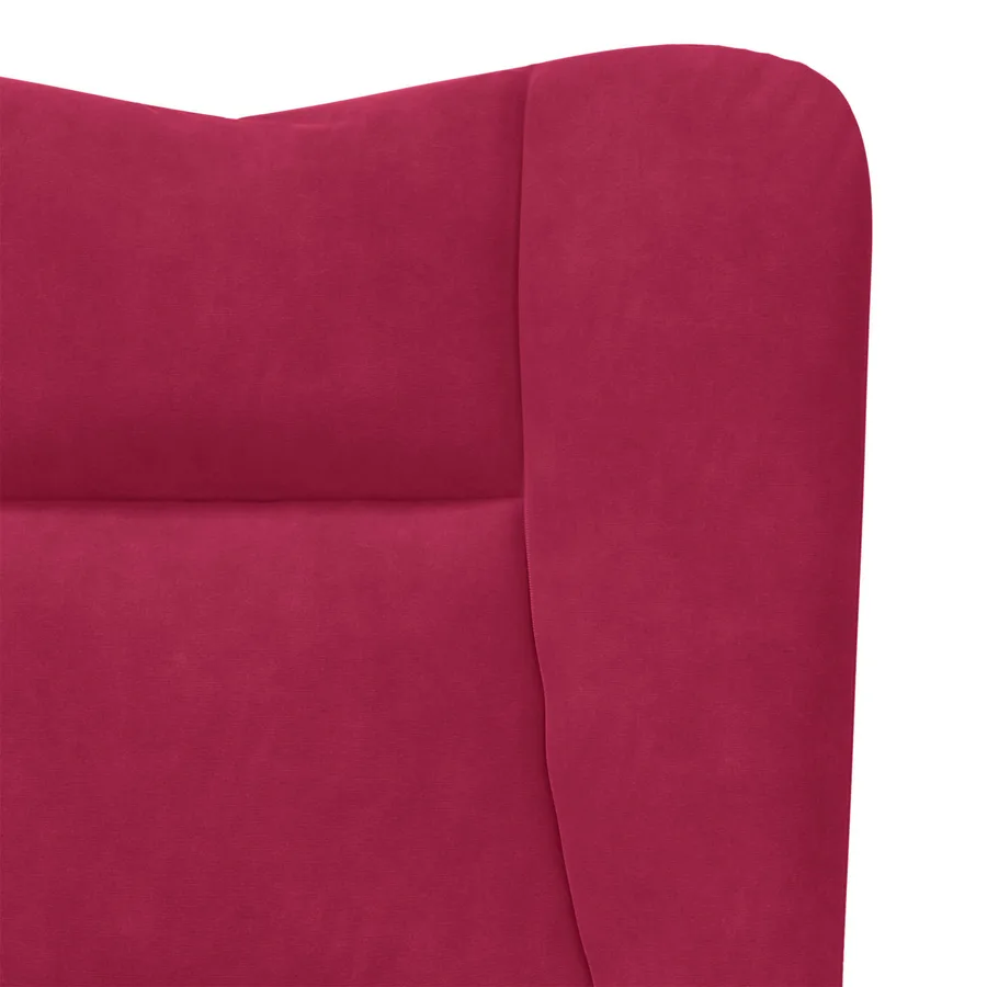 fauteuil Bordeaux 63 x 67 x 94 cm Velours - 7