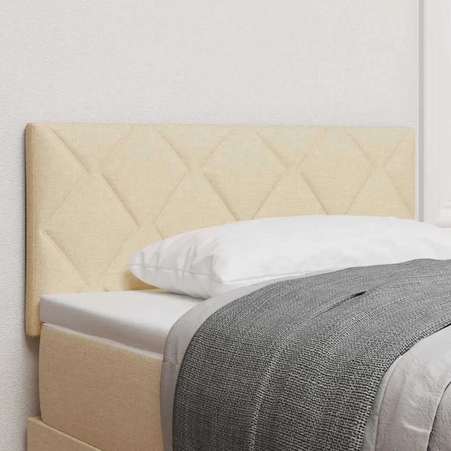 Tête de lit LED Crème 90 cm tissu