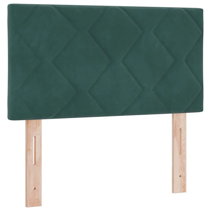 Tête de lit LED Vert foncé 80 cm Velours - 2