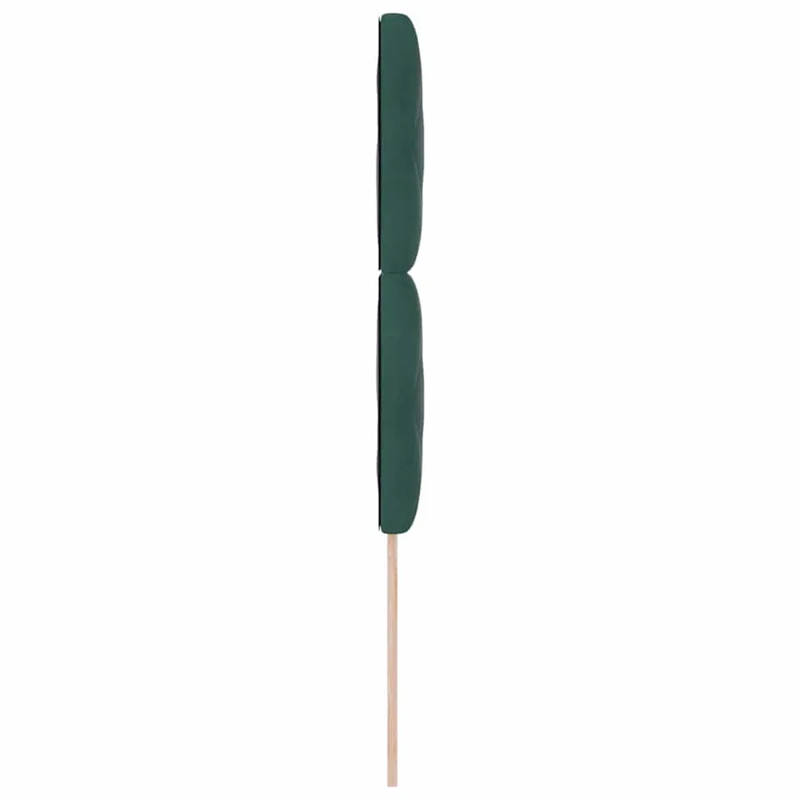 Tête de lit Vert foncé 90 cm Velours - 5
