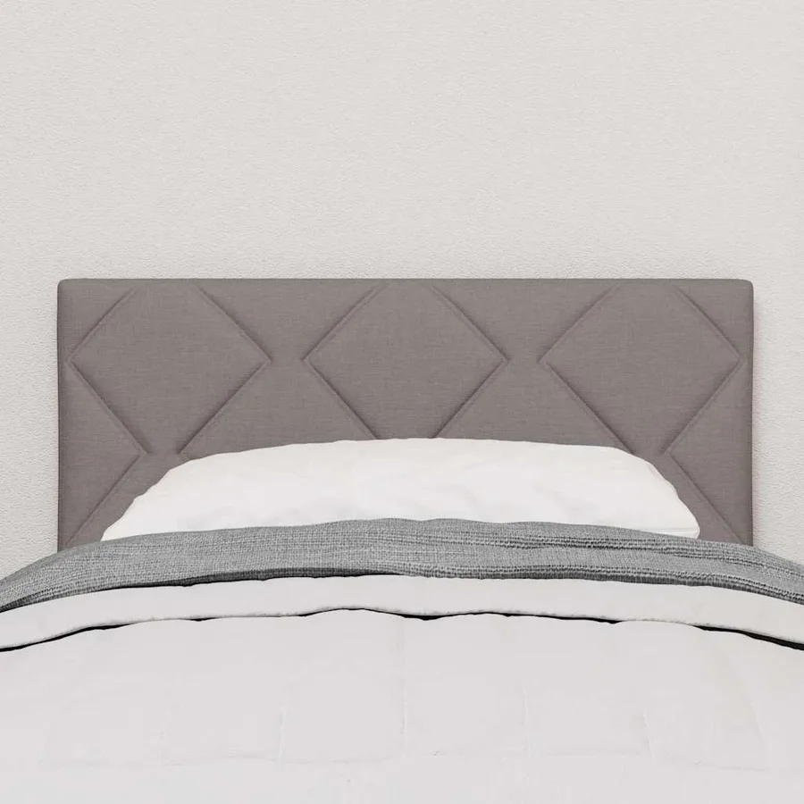 Tête de lit LED Taupe 80 cm tissu - 3