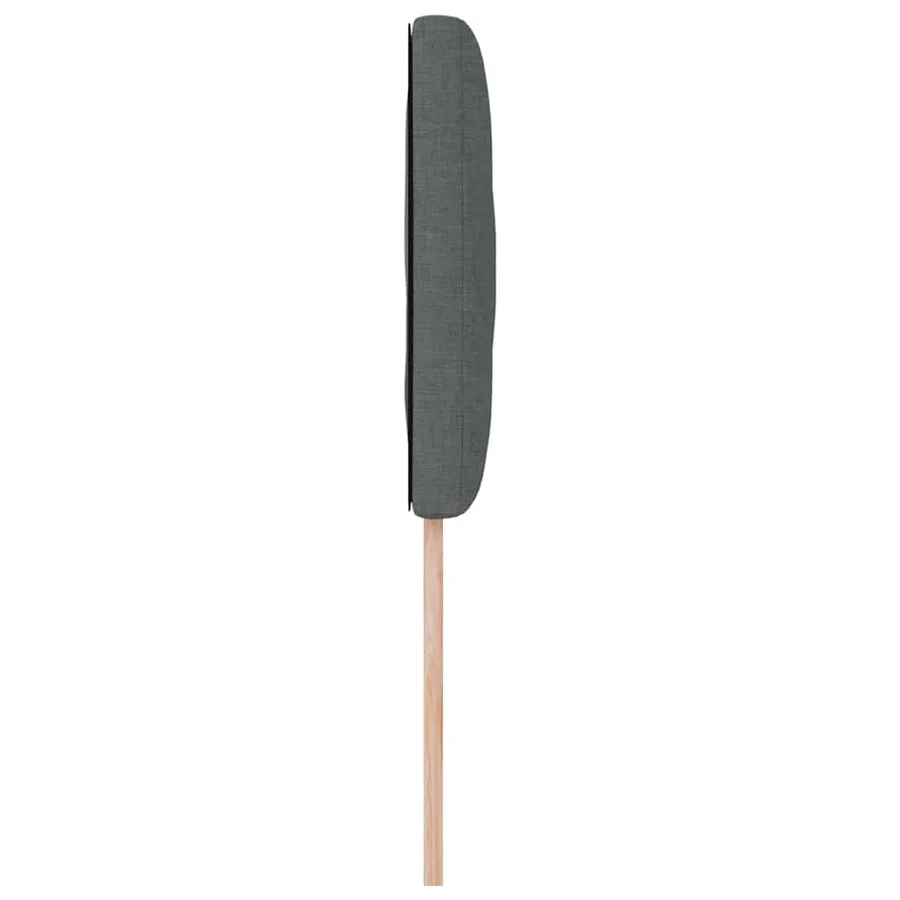 Tête de lit Gris foncé 90 cm tissu - 4