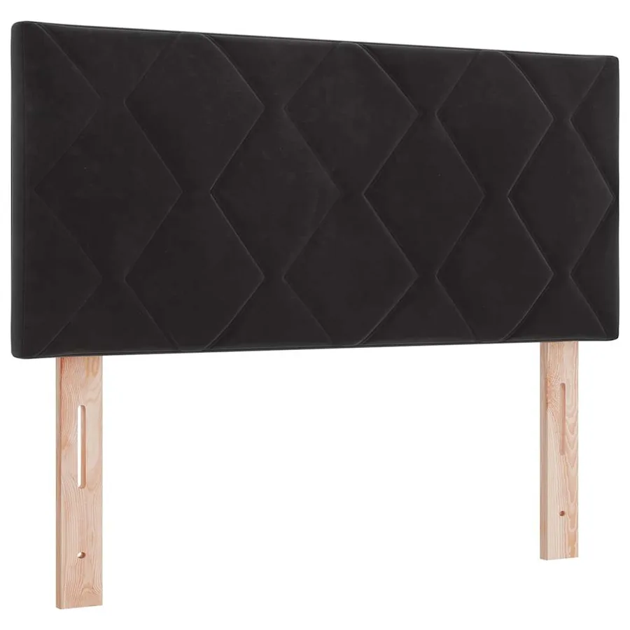 Tête de lit Noir 100 cm Velours - 2