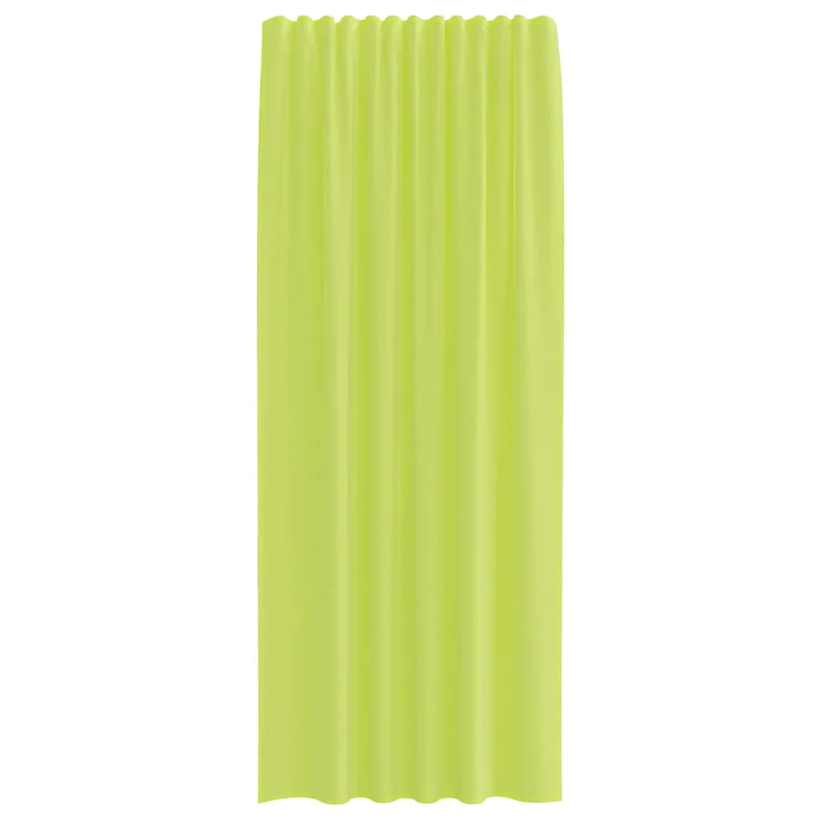 Rideaux en voile à œillets 2 pcs vert pomme - 4