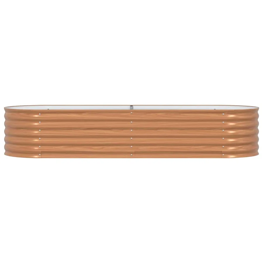Lit surélevé Marron 240 x 80 x 44 cm Acier - 5