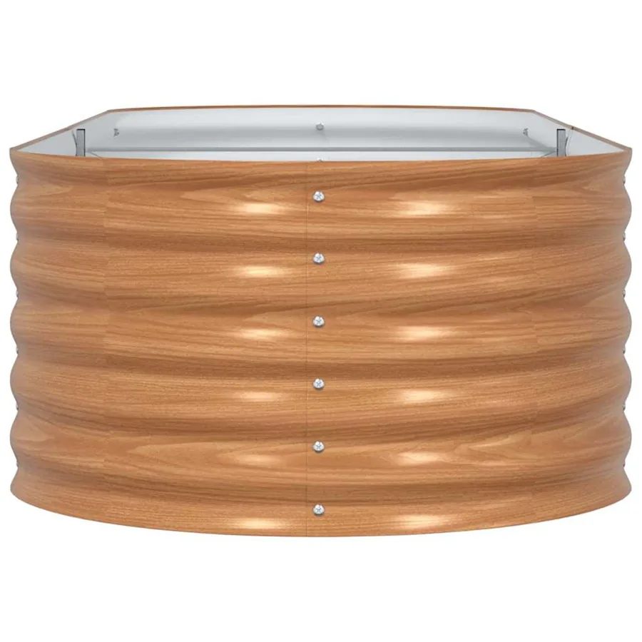 Lit surélevé Marron 240 x 80 x 44 cm Acier - 6