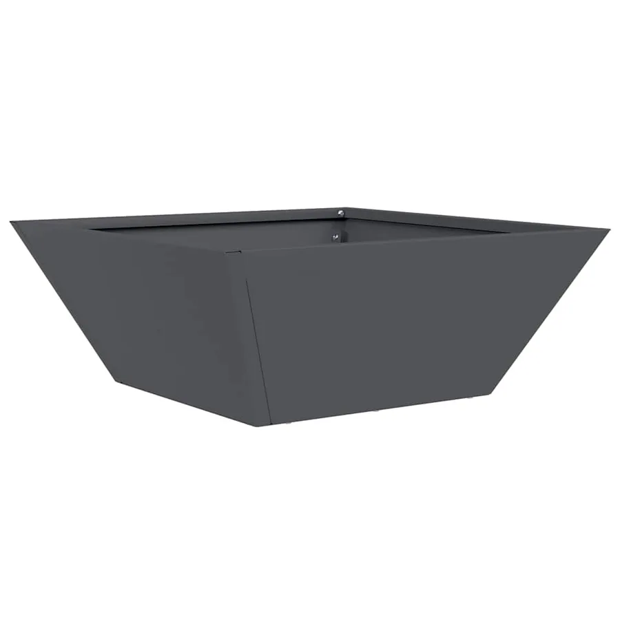 Cache-pot de jardin 5 pc Anthracite 40 x 40 x 15 cm - 5