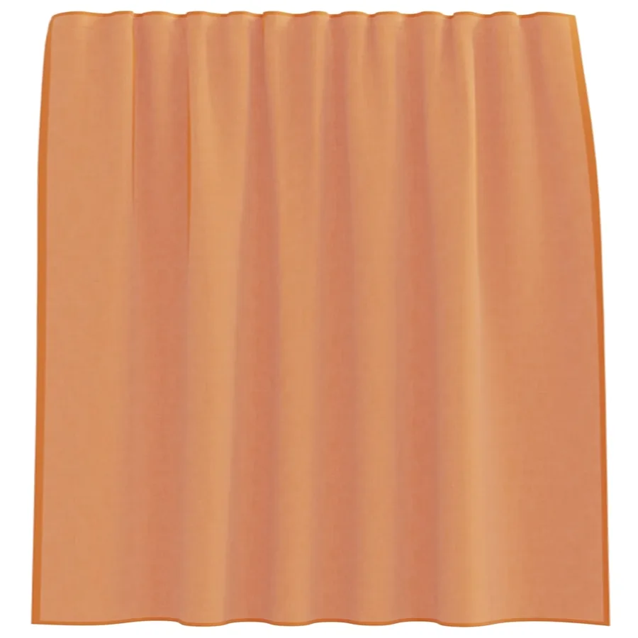 Rideaux en voile à œillets 2 pcs couleur terre cuite - 4