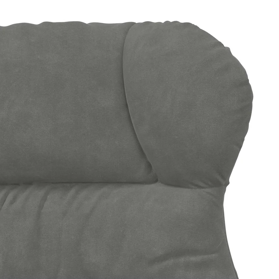 fauteuil Gris foncé 69 x 74 x 93 cm Velours - 7
