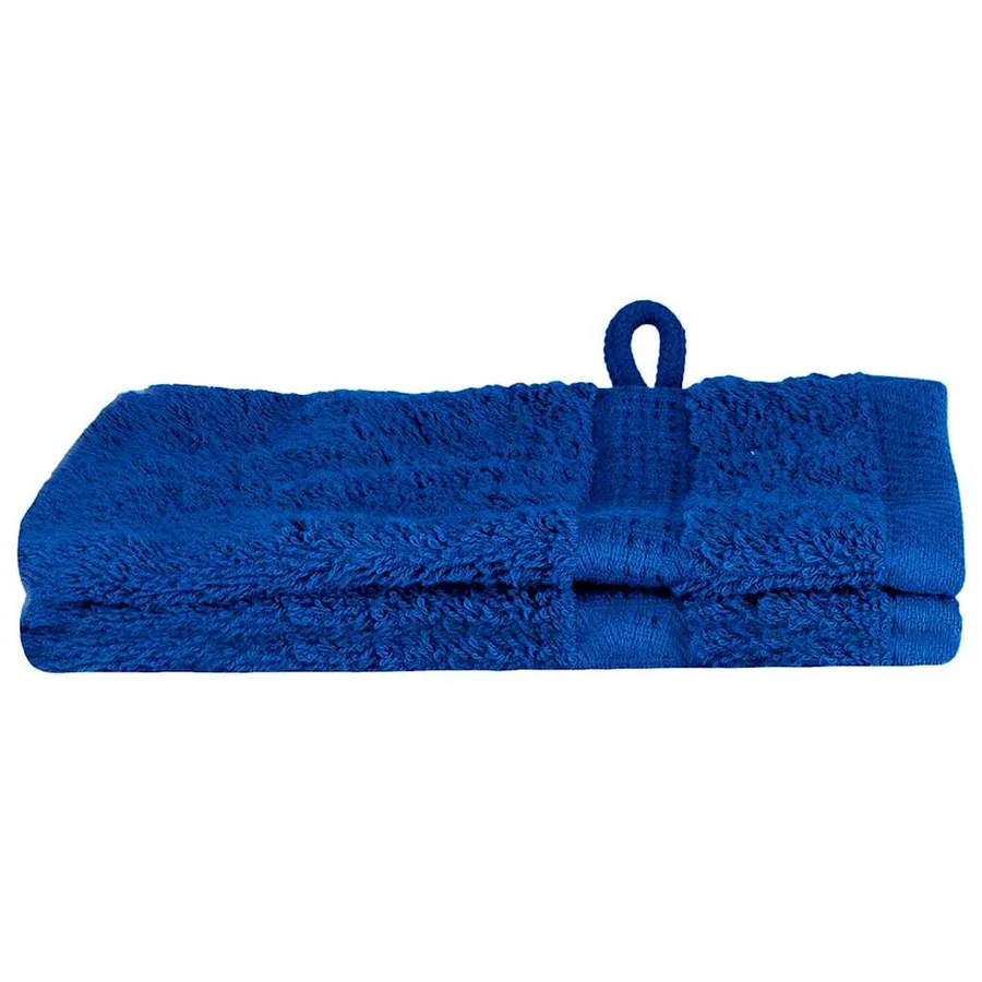 Serviette Invité SOLUND 2 pc Bleu 15 x 21 cm 550 gsm - 2