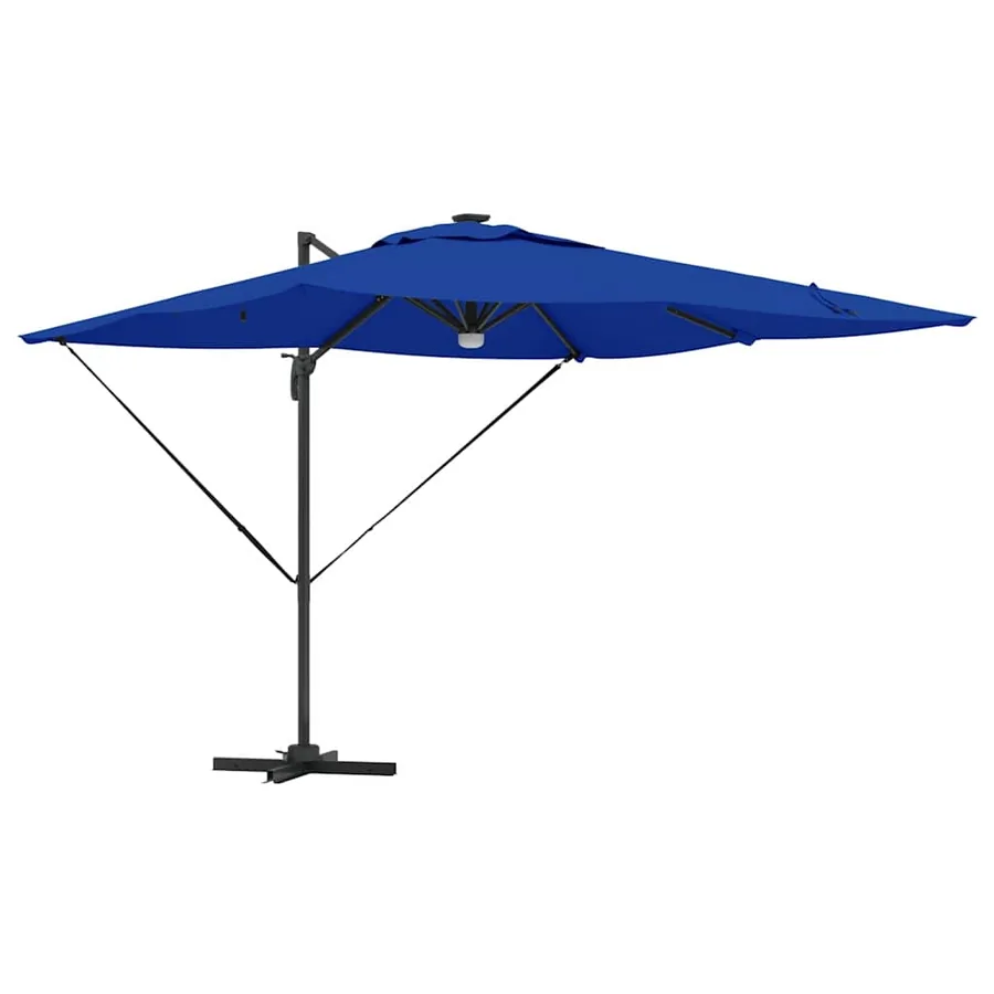 Parasol Roma Bleu 286 x 284 x 270 cm Aluminium et polyester - 2