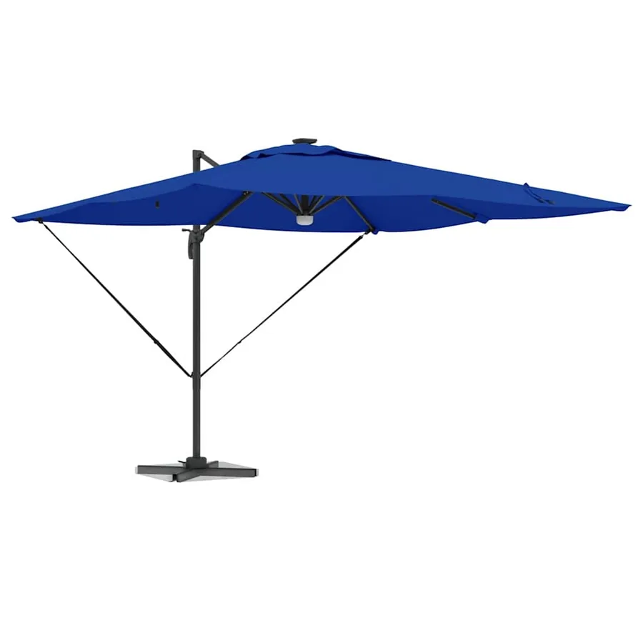 Parasol Roma Bleu 286 x 284 x 270 cm Aluminium et polyester - 3