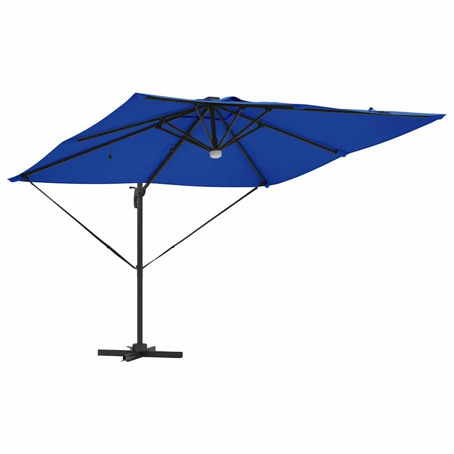Parasol Roma Bleu 286 x 284 x 270 cm Aluminium et polyester - 5