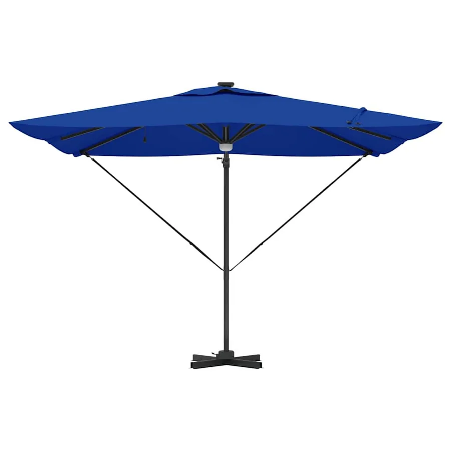 Parasol Roma Bleu 286 x 284 x 270 cm Aluminium et polyester - 6