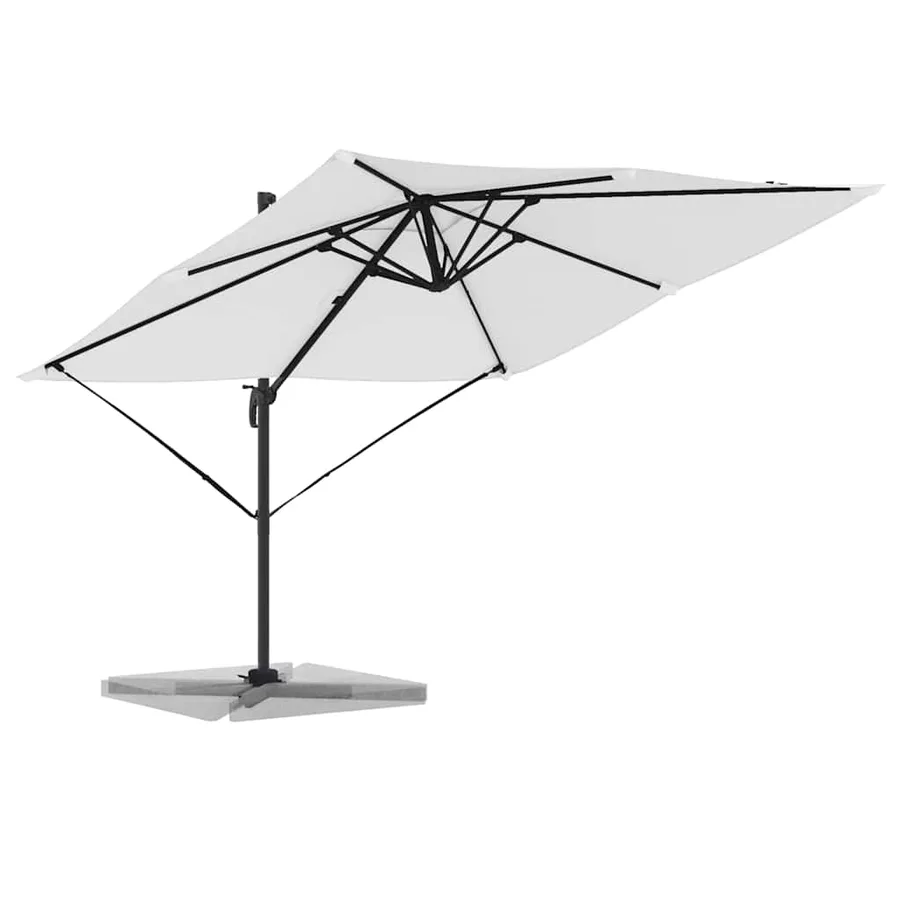 Parasol Roma Beige 286 x 284 x 265 cm Aluminium et polyester - 3