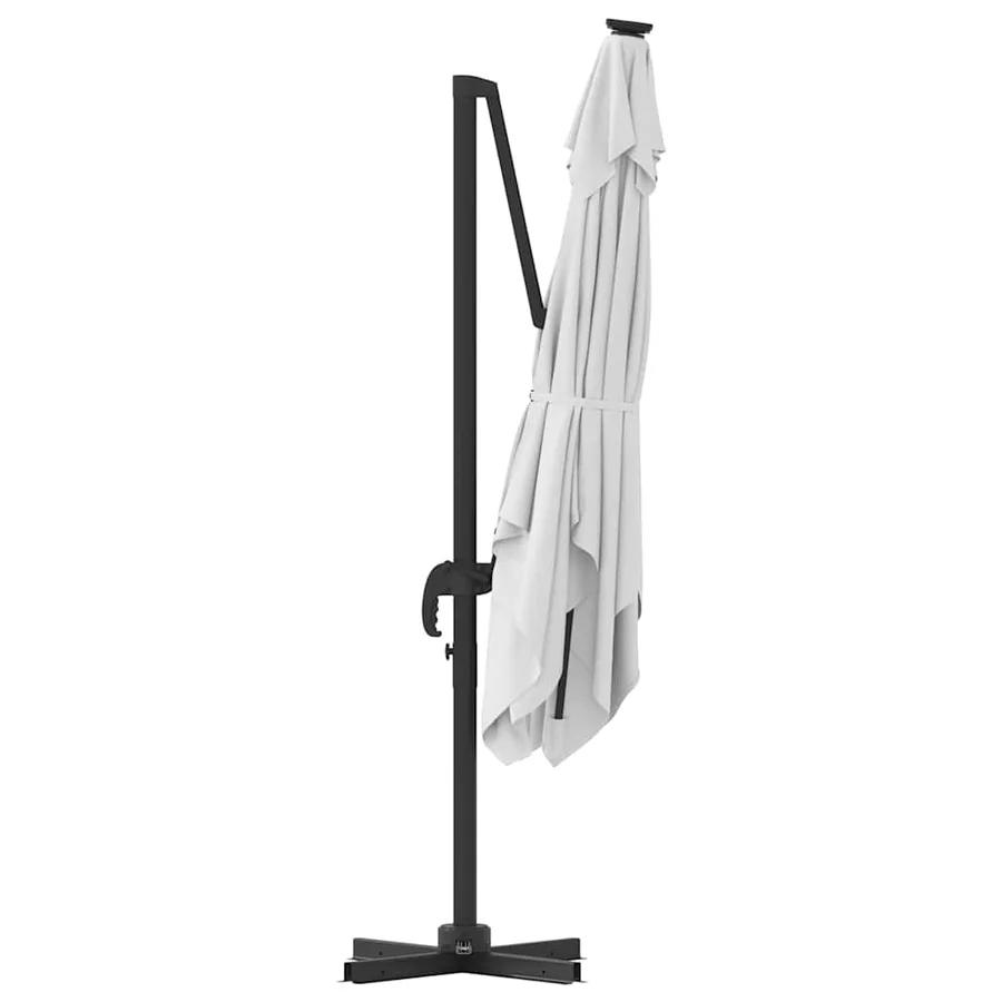 Parasol Roma Beige 286 x 284 x 265 cm Aluminium et polyester - 7