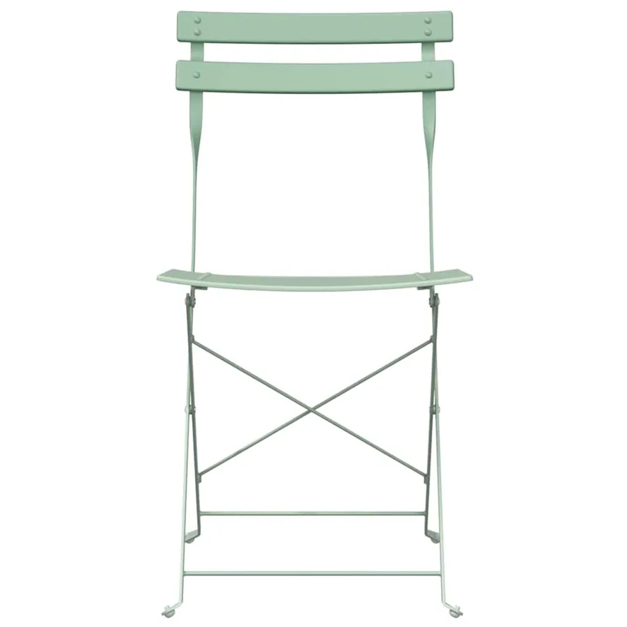 Chaise de jardin pliante 2 pcs Menthe claire 42 x 46 x 82cm - 5
