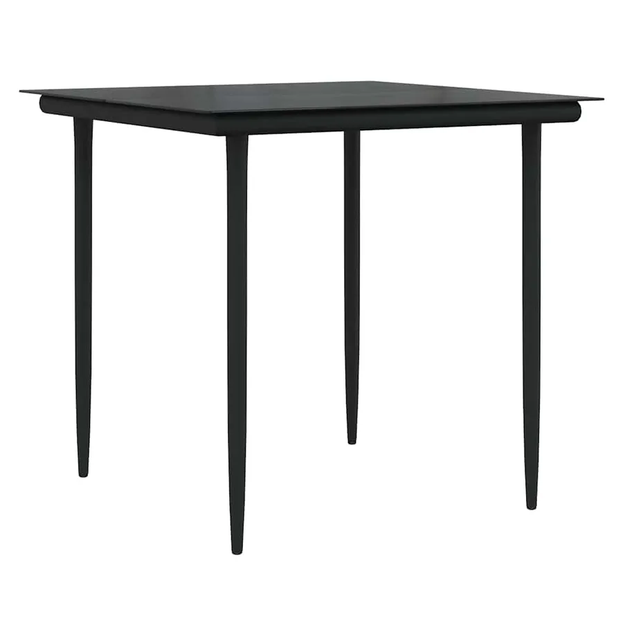 Ensemble de salle à manger pour jardin 3 pcs Beige polyrotin - 5