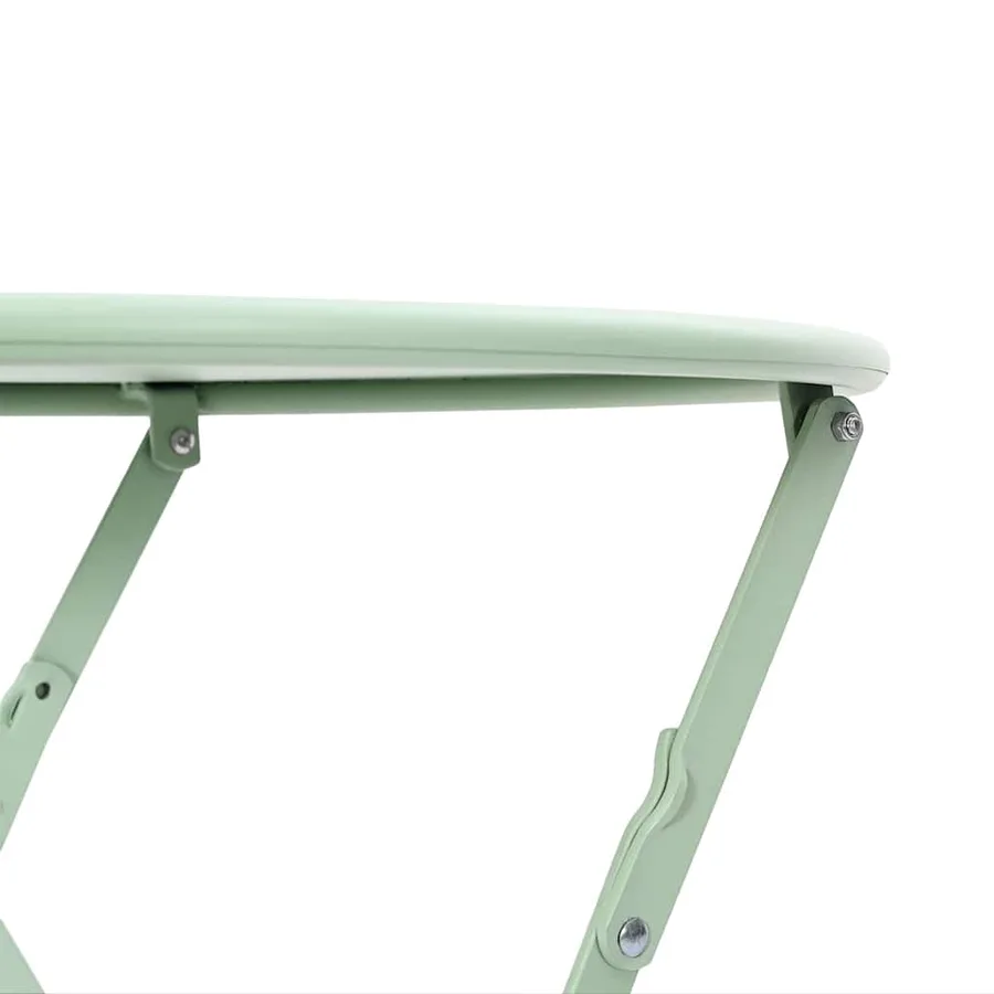Table bistrot Menthe claire Ø 50 x 71 cm Acier revêtu de poudre - 7