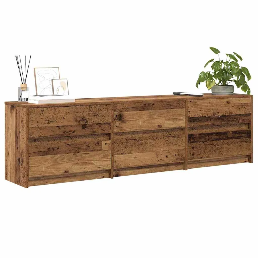 Unites TV 180 x 34 x 50 cm Bois Ancien Bois d'ingénierie - 3