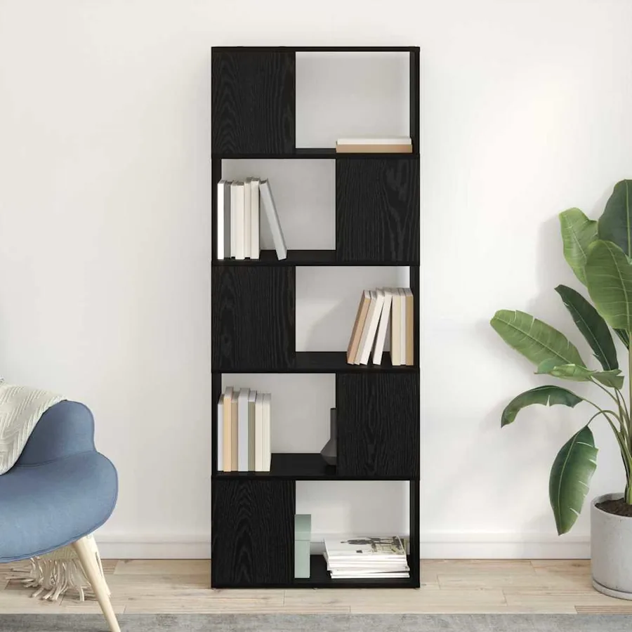 Ensemble meuble TV Noir 60 x 24 x 156 cm Bois d'ingénierie