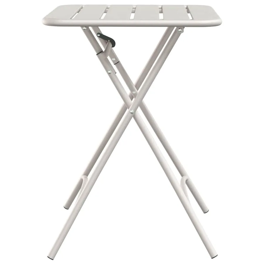 Table bistrot Beige 55 x 55 x 72,5 cm Acier revêtu de poudre - 5
