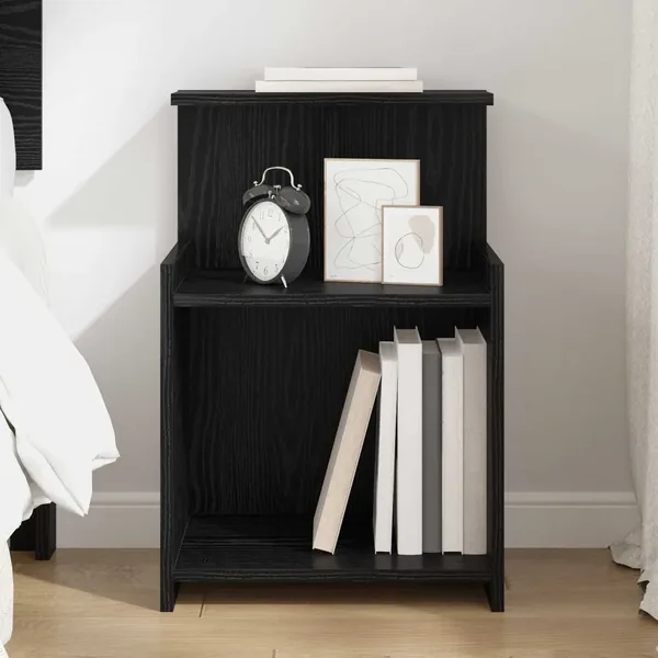 Cabinet de chevet Chêne noir 40 x 35 x 60 cm Bois d'ingénierie