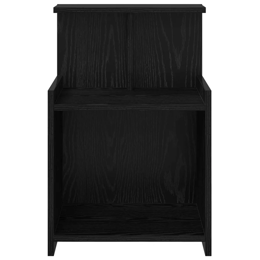 Cabinet de chevet Chêne noir 40 x 35 x 60 cm Bois d'ingénierie - 5