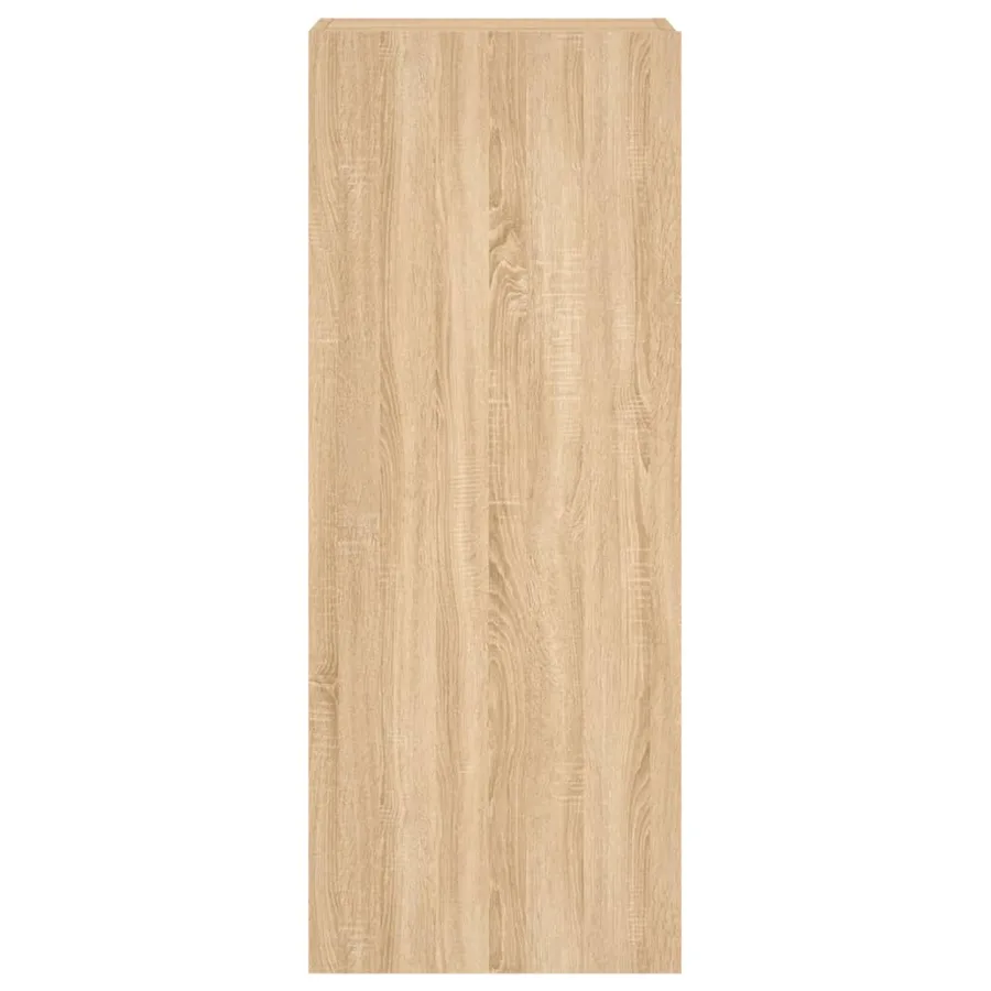 Meuble TV mural chêne sonoma 40,5x30x102 cm bois d'ingénierie - 7